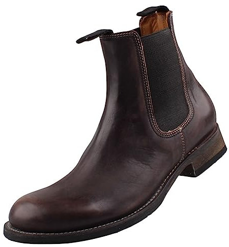 Sendra Boots, Stivali chelsea uomo, Grigio (antracite), 41
