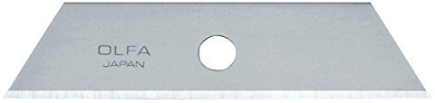 Olfa SKB-2 - Pack de 5 cuchillas cúter, trapezoidales, 72 x 17,5 mm