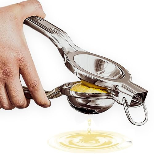 Nuvantee Home Lemon Squeezer - Quality 18/10 Stainless Steel Citrus Juicer
