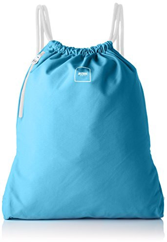 MSTRDS Unisex Basic Gym Bag Rucksack skyblue One einfarbiger Turnbeutel im Hipster Stil