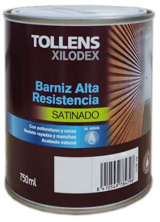 BARNIZ ALTA RESISTENCIA AL AGUA SATINADO INCOLORO 750ML