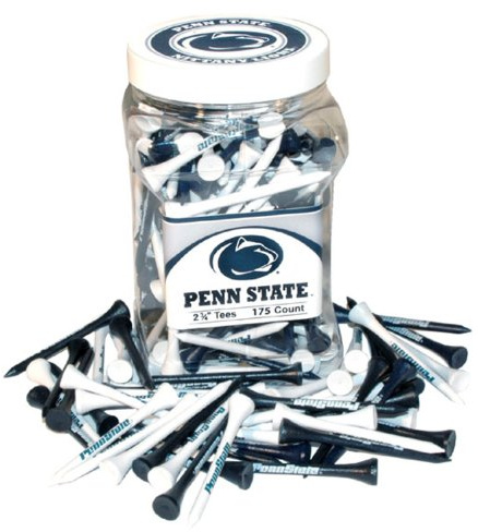 Team Golf NCAA 2-3/4 Golf Tees, 175 Pack, Regulation Size, Multi Team Colors