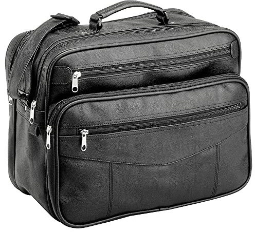 D&N Business Line Umhängetasche, 37 cm, 17 Liter, Schwarz