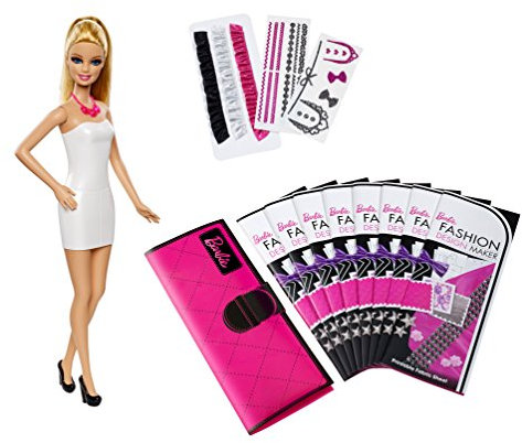 Barbie CCG95 Fashion Design Maker Toy, Pink,White