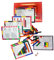 HenBea 948 - Regletas CUISENAIRE, 6 Tarjetas Doble Cara de Actividades y 186 Regletas CUISINIERE para enseñanza matematica (sumar, restar, Dividir, multiplicar)