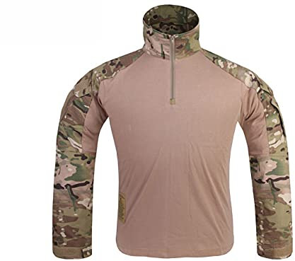 Menschen Militär Paintball Kriegsspiel Oberteile Kampf Gen3 Taktisch Hemd Multicam MC (L)