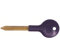 City Deco Centre Door Security Bolt - Key - 35mm Length