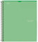 Five Star Interactive Notetaking, 1 Subject, College Ruled Spiral Notebook, 100 Sheets, 11 x 8-1/2, Customizable, Green (06374AQ8)