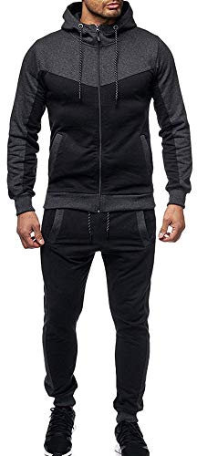 CICIYONER Trainingsanzug Herren Jogginganzug Muscle Sweatshirt + Hosen Sport Tarnung Tankshirt Sets Sportkleidung Männer Fitness Bodybuilding M-XXXL