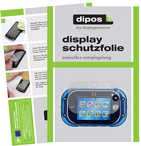 dipos I 2X Schutzfolie matt kompatibel mit Vtech Kidizoom Touch 5.0 Folie Displayschutzfolie