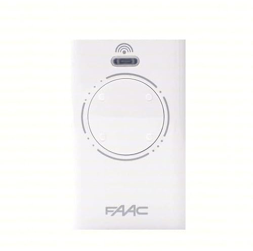 TELECOMANDO TRASMETTITORE BIANCO FAAC XT4 433 SLH LR ROLLING CODE 787008