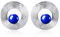 ✦ Geschenke für Frauen ✦Springlight Naturedelstein Minimalistischer Stil Ungleichmäßige Runde Baumelnde Ohrstecker Ohrringe Silber 925 Schmuck Damen Jugendweihe Geschenke Mädchen.(Silver-Lapis)