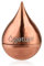 mogdi getup! mini Motivator Stehaufmännchen persönliches Geschenk Kraft Glücksbringer Talisman Freundschaft für Frauen & Männer Durchhalten Hoffnung Mut Erfolg Genesung (roségold/kupfer)