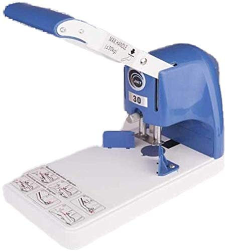 Papierschneider Papierschneider, Papierschneider Manuelle Runde Ecke Maschine 3CM Benutzerfreundliche Bedienung Entwurf ist einfacher und bequemer (Color : Blue, Size : 35x25x20cm)