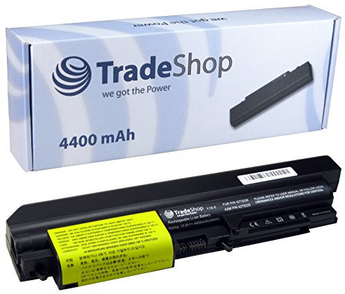 Trade-Shop AKKU 4400mAh 10,8V /11,1V für IBM Lenovo T61 1959 6377 6378 6379 6480 6481 7658 7659 7660 7661 7662 7663 7664 7665 T61p T-61 R400 R-400 T400 T-400 2764 7417 ersetzt IBM ASM 42T5265