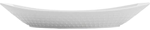 Quid Gastro Fuente Oval Porcelana 39,5x19x8cm Porcelana Apto Microondas