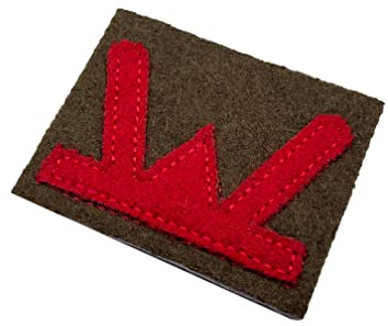 Reproduction British 53rd (Welsh) Infantry Division Patch, World War Two
