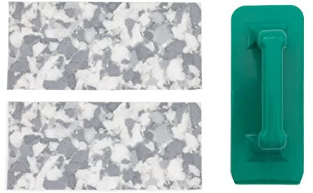 haid-tec Melamin Handpad Set - effektives Reinigungsset mit Reinigungsschwamm für Dusche, Ecken, Wintergarten und Solarmodul-Anlagen - Klett Pad zum Fliesen, Glas, Feinsteinzeug reinigen
