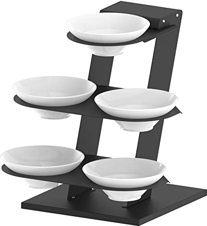 Casselin CPS3R Salad Display 3-Ruma, Stainless Steel