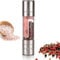Duo Mill Salt & Pepper Grinder,2-in-1 Salt & Pepper Mill with Striking Design for consistent Grinds & Adjustable from coarse to fine. Ideal for Every Kitchen, Dining Table, Event, Easy to Operate