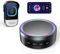 TECKNET Funkklingel mit tragbarer RGB Bluetooth Lautsprecher, IP66 Funkklingel wasserdicht außen haustür Set, Kabellose Türklingel mit BT5.2 und HiFi Stereo, 60 Klingeltönen, 400M Funk Reichweite