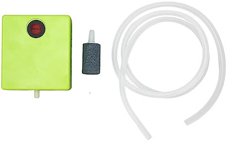 Mini-Aquarium-Sauerstoff-Luftpumpe, Tragbar, Leise, Starkes Luftvolumen, Kleine Aquarium-Luftpumpe für Aquarium-Gallonen-Nano-Aquarien, Sauerstoffbelüfter