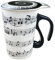 EYMPEU Musical Note Coffee Mug,450ML Funny Mug for Coffee,Tea,Water,Gift for Music Lover/Teacher/Friend