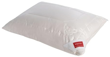 Hefel Pure Silk Kopfkissen Kissen Wildseide (80 x 80 cm)