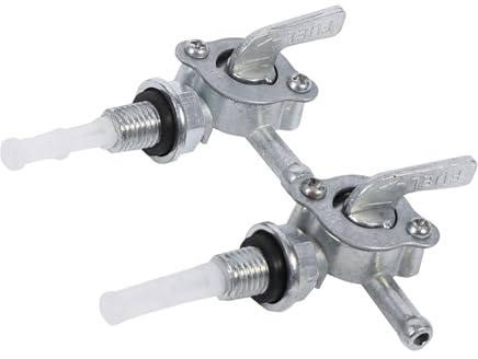 Haosie 2PCS Gas Tank Fuel Switch, Motorcycle Petcock Gas Tank Switch Valve | Fuel Tap for ATV Quad Pocket Pit Dirt Bike Motorcycle Go Kart