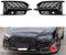GXYNBY 2 stücke Auto Front Stoßstange Nebel Licht Kühlergrill Waben Grill Abdeckung Für Audi A6 C8 S6 S-Linie 2018-2022 glänzend Schwarz ABS Zubehör