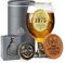 CROWNLY CRYSTAL® 1975 Regalo 50 Anni Uomo Bicchieri Birra Decorazioni 50 Anni Uomo Bicchieri Personalizzati Regalo Uomo 50 Anni Regali 50 Anni Uomo Regalo Uomo Compleanno Regalo Collega
