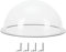 lvifloae Dog Fence Window Backyard Transparent Semicircle Acrylic Dog Dome Pet Accessories for Playground Yard Outdoor Dog Kennel Tree House ﻿