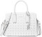 Michael Kors Women Sm Satchel Hand Bag, Optic White