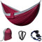 Hängematte Outdoor Camping Hängematten 2 Personen 300 x 200 cm Ultraleicht Tragbar Reise Hängematte bis 300 kg Tragfähigkeit Fallschirm Nylon Garten Strand Doppelhängematte