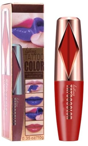 Peel Off Lip Stain - Highly Pigmented Lip stain for womens | Long Lasting, Waterproof and Transfer Proof Lip, Wonder Blading Lip Stain Peel Off Masque, Matte Finish Lip-gloss