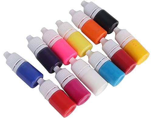 AKLOSIPY Marmoring Ment Kit Für EBRU Art - Easy & F Erfahrung Für und Anfänger (A5 Malerplatte 12 Farb Geschenkbox)