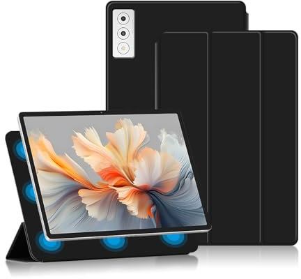 FDHYFGDY Cover per Lenovo Yoga Tab Plus 12.7 Custodia Protettiva Magnetica, Custodia Sottile e Leggera Smart Stand, Nero