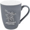 Spruchreif | Soft-Touch Tasse Grau Abenteurer Trank mit Affen-Motiv – Beidseitig gravierte Tasse mit Fantasy-Spruch | Witziges Geschenk für Gamer, Rollenspielfans & Abenteuerliebhaber