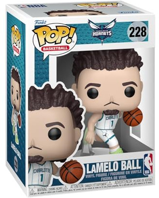 Funko POP! NBA: Hornets - LaMelo Ball (Home) | Offizieller Fanartikel und Merch - Vinyl Sammelfigur als Regal Deko - Geschenkidee zum Geburtstag für Fans und Sammler
