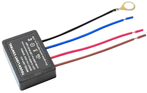 Touch Lamp Control Module with 3-Level Dimming Function, Sensor Touch Dimmer Switch Replacement for Lamps, DIY Light Switch for Desk or Bedside Lamps