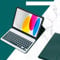 Smart Keyboard Case For Apple iPad Air 4th/5th Generation 10.9'' Released 2020/2022 and For Apple iPad Air 11 Released 2024/2025 with Auto Wake/Sleep and Pen Holder (Emerald Green)