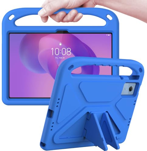 ATOOZ for Lenovo Idea Tab 11 2025 Case Kids, Blue | Shockproof Cover, Built-in Handle Stand, Easy Carrying, Hands-Free Viewing, For Lenovo 11 inch Tablet TB336ZU /TB336FU