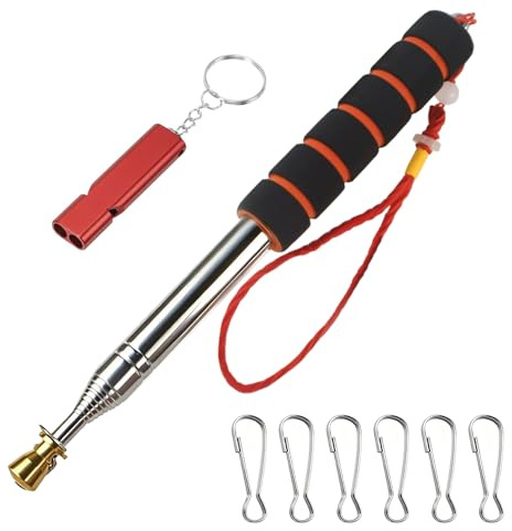 XTUDOU® Asta Bandiera Telescopica, Asta Telescopica per Bandiera 3 Metri, Asta Bandiera Inossidabile, con Impugnatura Antiscivolo, Adatta per Guide Turistiche, Campeggio, Viaggi (Nero)