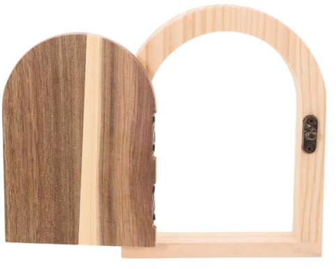 FRCOLOR Protector para Interruptor de Luz de Madera Cubierta Decorativa sin Taladro Protección Segura para Enchufes y Compatible con Varios Modelos Instalación Fácil y Duradera