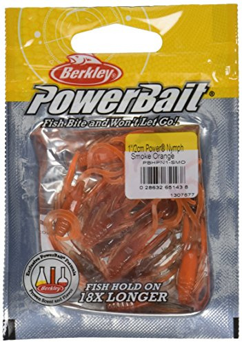 Berkley PowerBait Power Nymph Smoke Orange, 1 (12 Count)