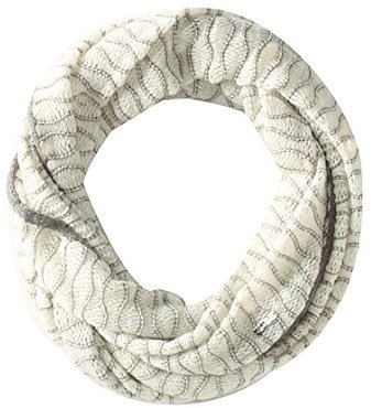 Calvin Klein Damen Wellenstich Infinity Schal, Heathered Mid Grey, Einheitsgröße