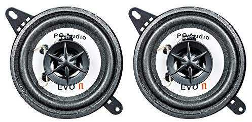 PG Audio 87 mm,Koax 8,7 cm Coax Front Auto Lautsprecher Armaturenbrett