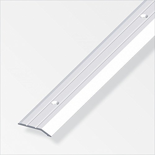 Flach-Abschlussprofil gelocht 30,0x5mm silber