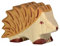 Igel Holzfigur Holzspielzeug von Holztiger mit Palandi® Sticker