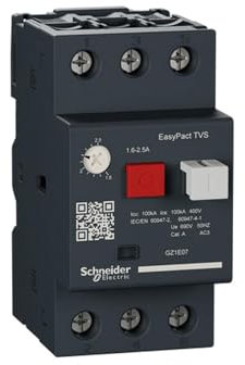 Schneider Gz1e07 1.6–2 téléviseurs Easypact Disjoncteur Moteur, Blanc
